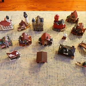 Dickens village 13 houses all for 1 price